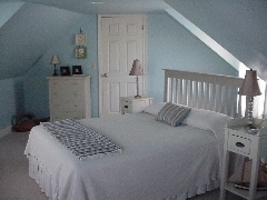 the bedroom